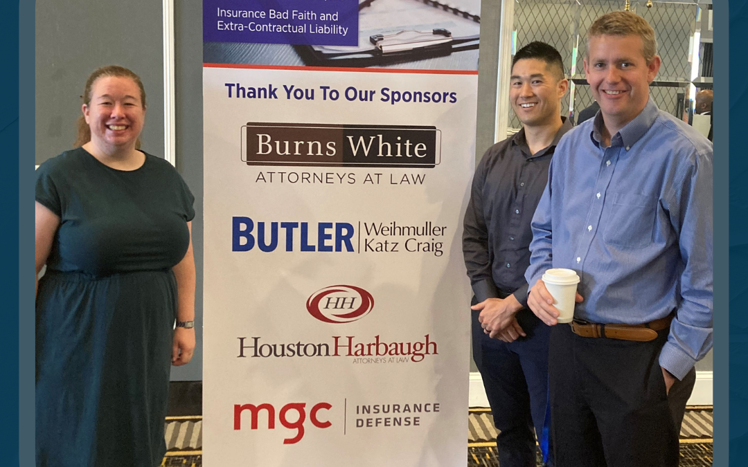 Burns White Sponsors 2023 DRI Insurance Bad Faith & Extra-Contractual Liability Seminar